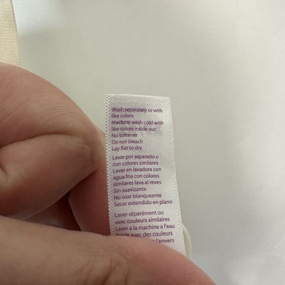 Yitty Nearly Naked Shaping Bandeau Womens 3X/4X Ivory Bralette Removeable Strap - Picture 11 of 12